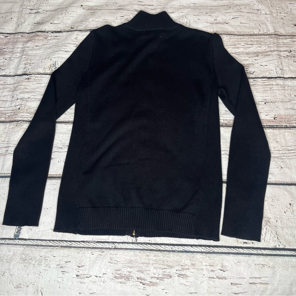 Lauren Ralph Lauren Long Sleeve Full Zip Sweater  Size PM - Picture 8 of 8